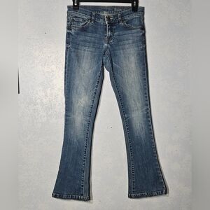 NY&C Womens Classic Blue Slim Boot Jeans Petite, 0